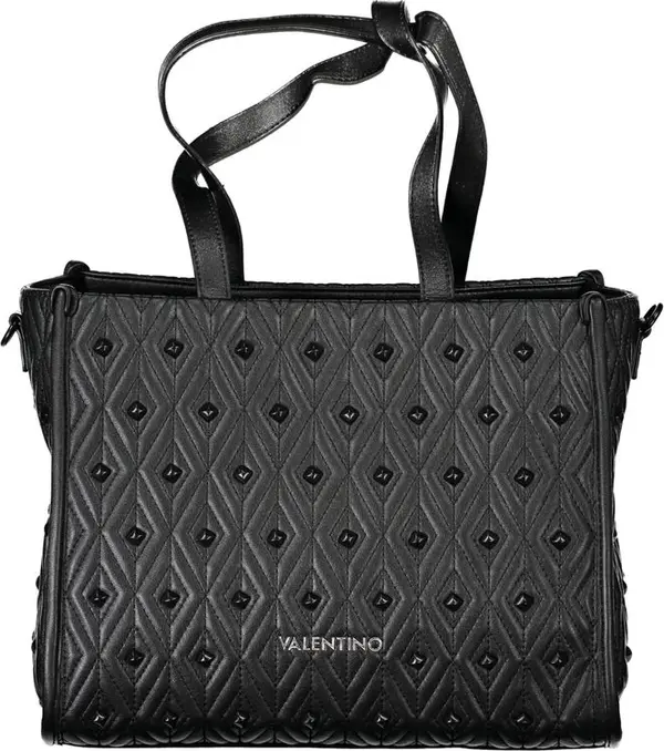 Black Polyurethane Womens Bag