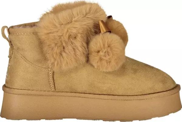 Marrone Polyester Women Stivaletto