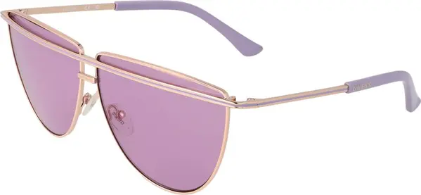 Rose Gold Metal Sunglasses