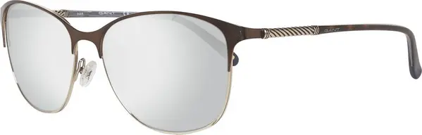 Brown Metal Sunglasses