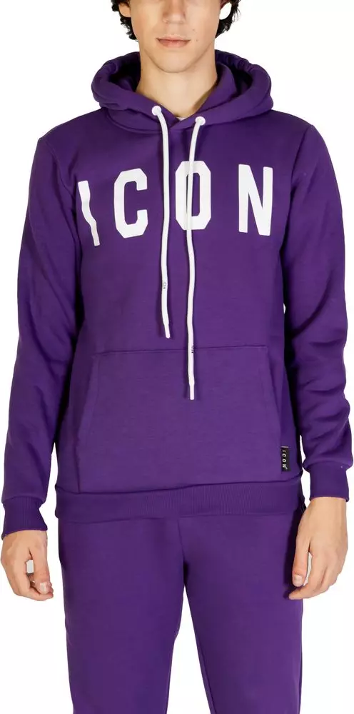 Purple Cotton Hoodie