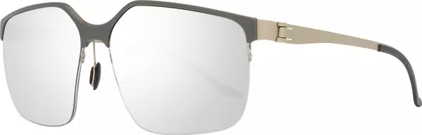 Gray Metal Sunglasses