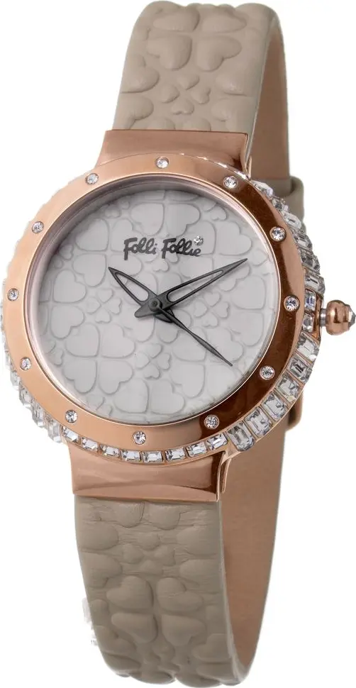 Gray Leather Dress Watch