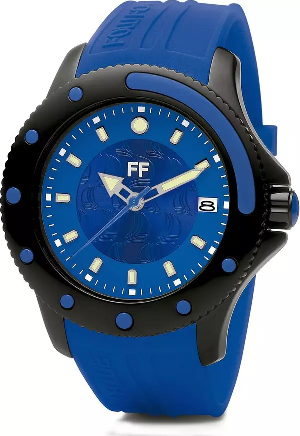 Blue Synthetic Sport Watch
