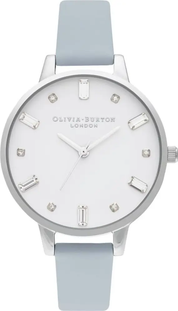 Blue Artificial Leather Dress Watch