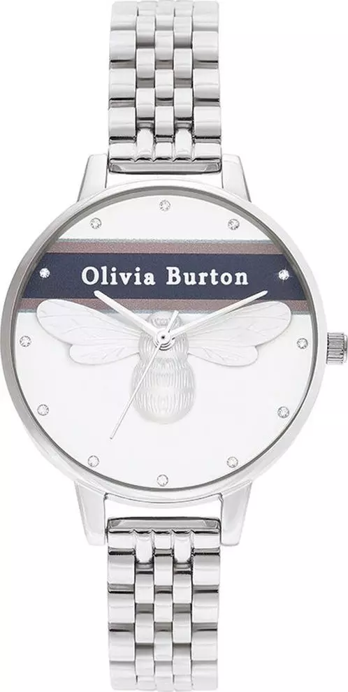 Silver Stainless Steel Dress Watch
