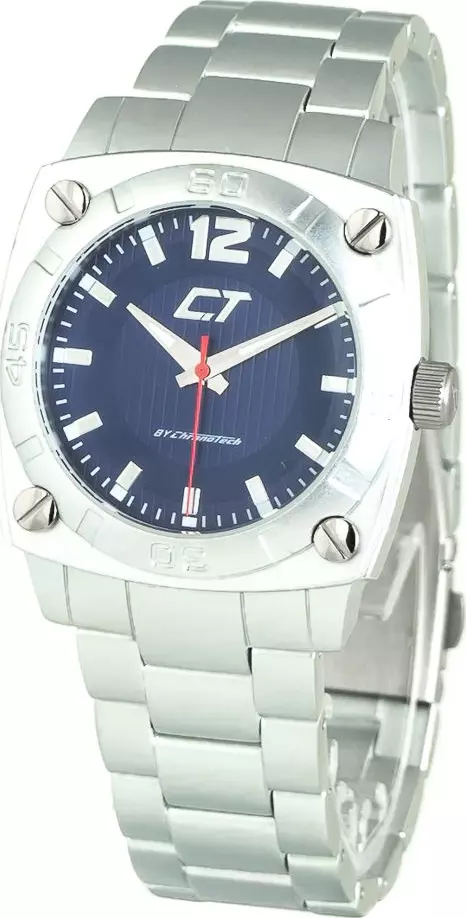 Silver Stainless Steel Dress Watch