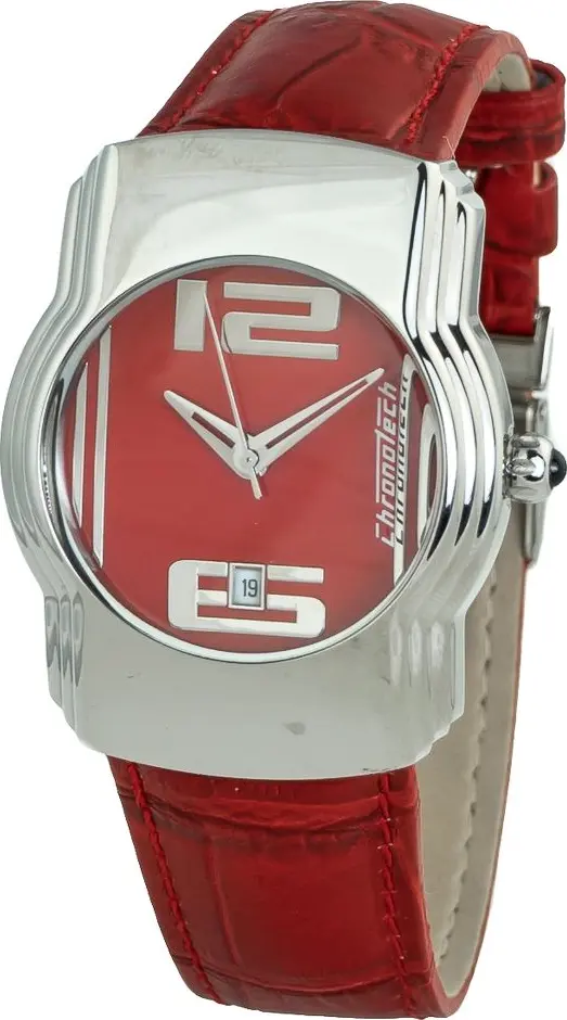 Multicolor Leather Dress Watch