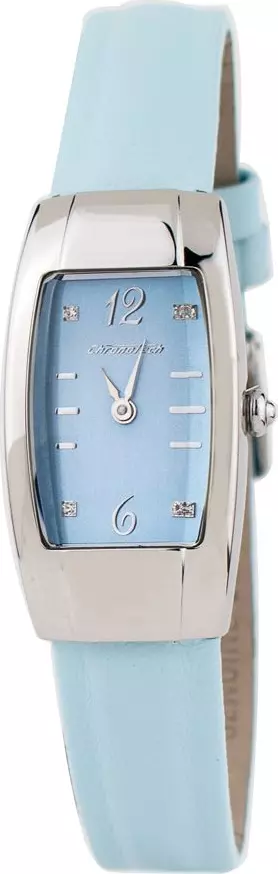 Blue Leather Dress Watch