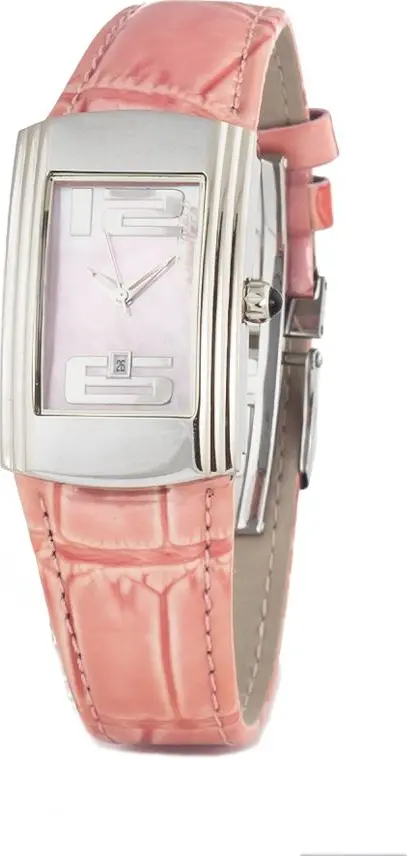 Multicolor Leather Dress Watch