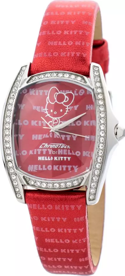 Multicolor Leather Dress Watch
