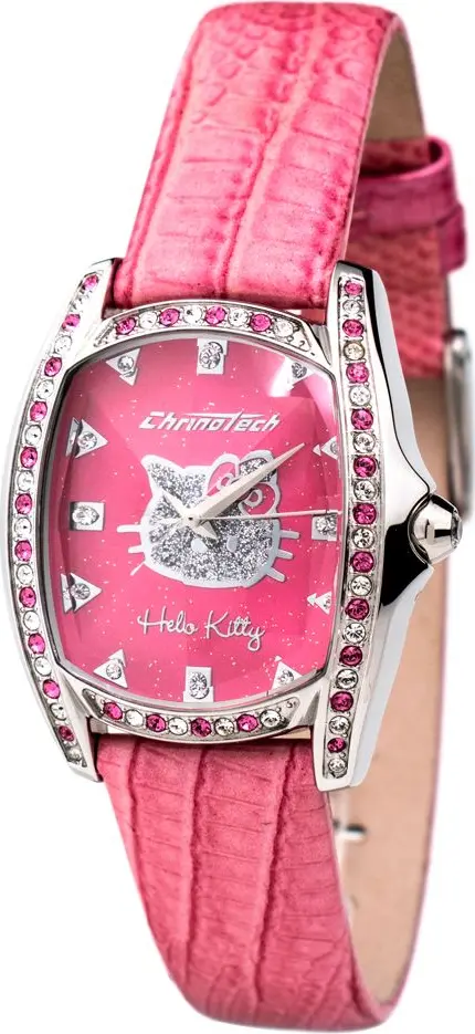 Multicolor Leather Dress Watch