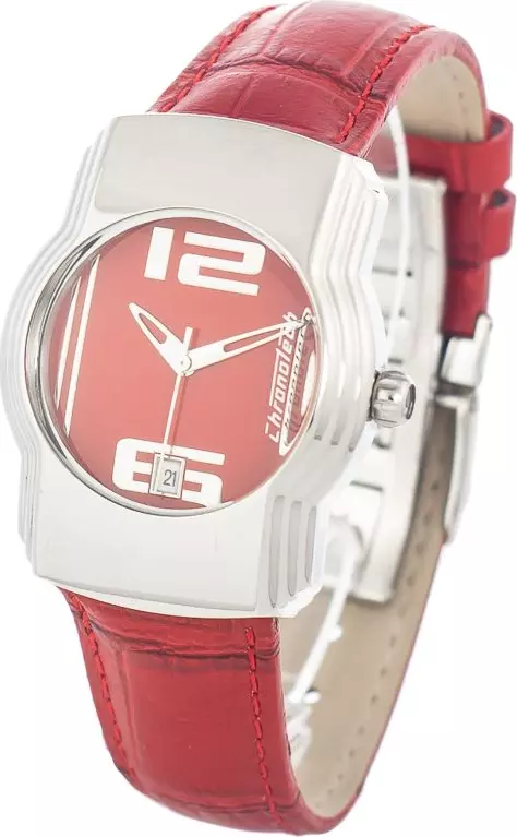 Multicolor Leather Dress Watch