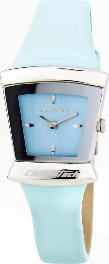 Blue Leather Dress Watch