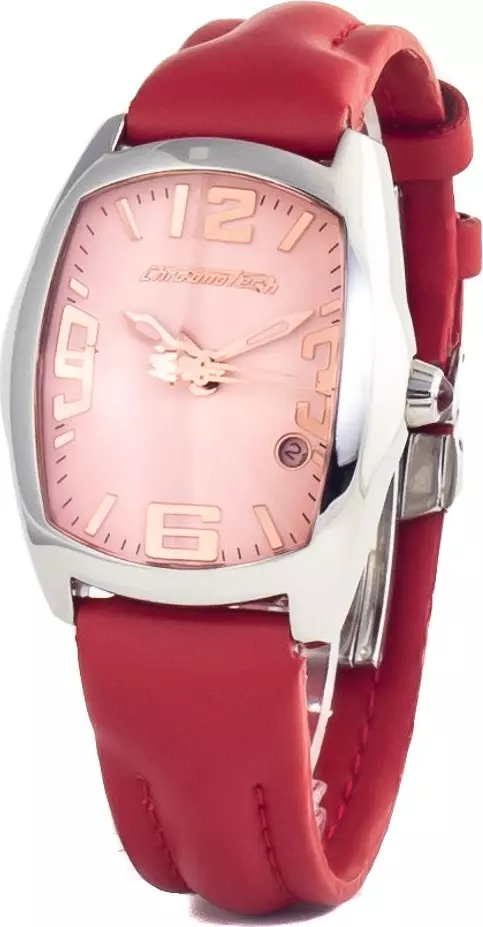 Multicolor Leather Dress Watch