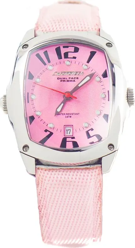 Multicolor Leather Dress Watch