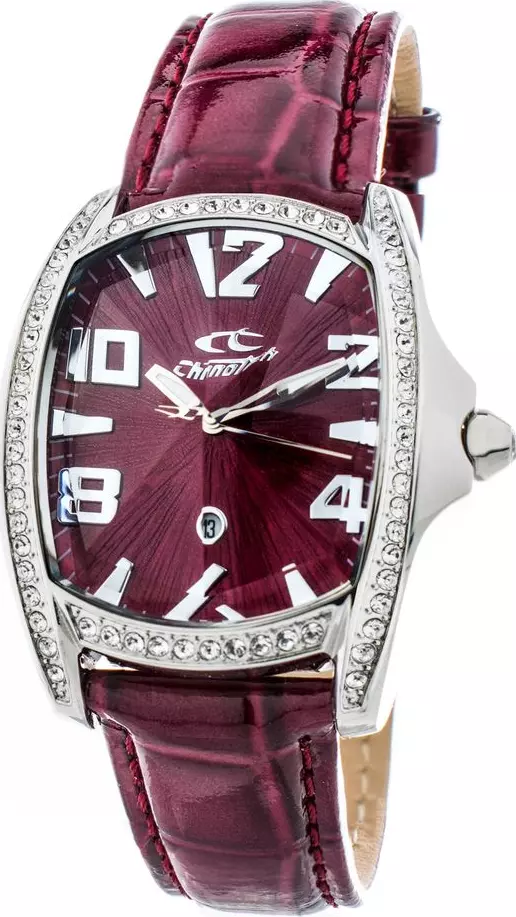 Multicolor Leather Dress Watch