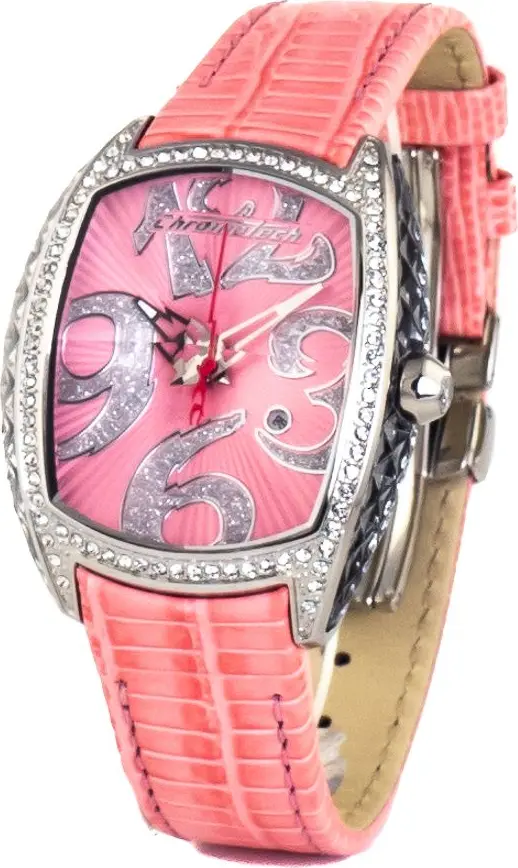 Multicolor Leather Dress Watch