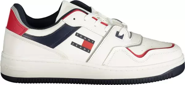 Bianco Polyurethane Men Sneaker