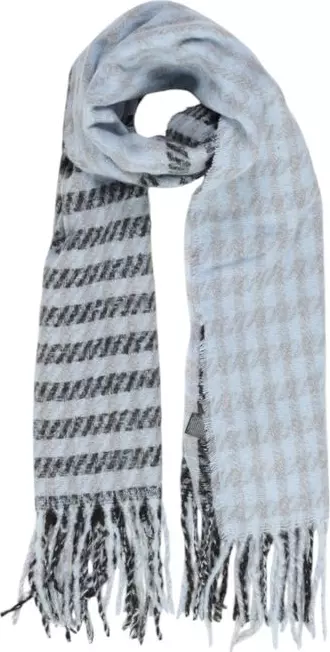 Blue Recycled Polyester Scarf