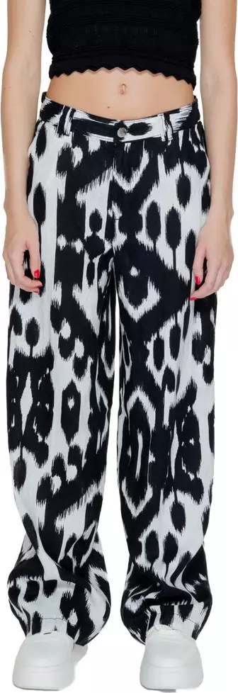 Black Linen Casual Pants
