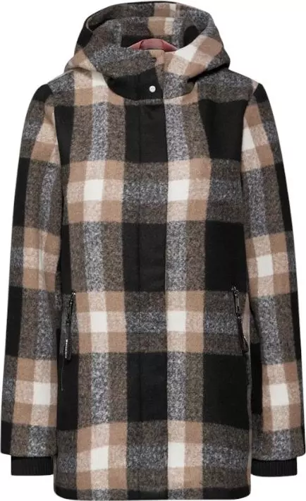 Beige Polyester Coat