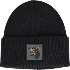 Black Wool Cap (Baseball Hat)