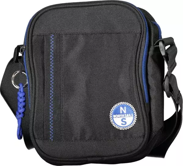 Nero Polyester Mens Shoulder Bag