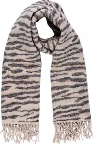 Beige Marabou Scarf