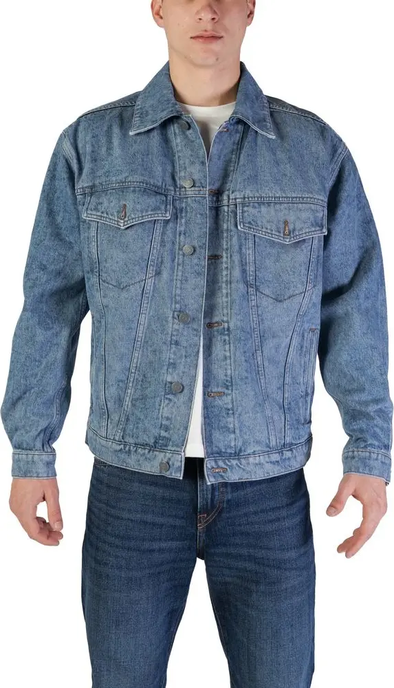 Light Blue Cotton Denim Jacket