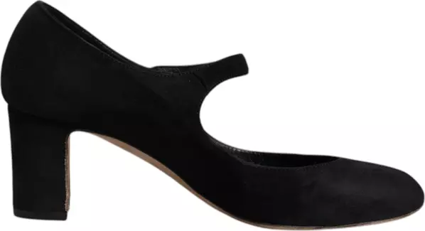 Black Suede Leather KEIRA Heels Pumps Shoes