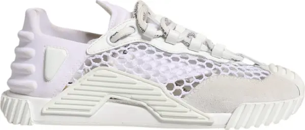 White Mesh NS1 Low Top Sports Sneaker Shoes