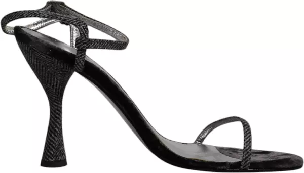 Black Ankle Strap High Heels Sandals Shoes