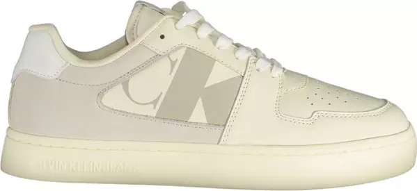 Bianco Polyurethane Men Sneaker