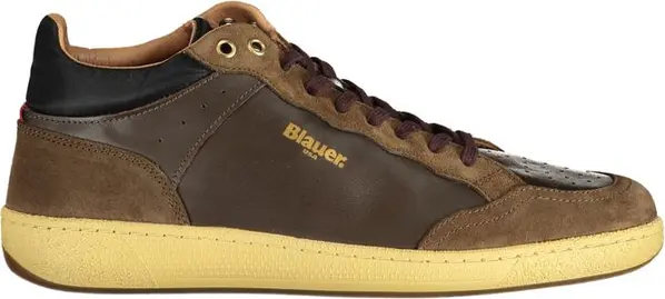 Marrone Leather Men Sneaker