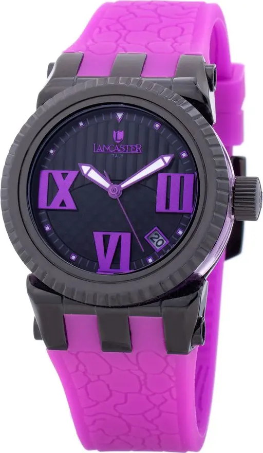 Purple Synthetic Sport Watch