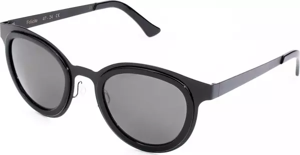 Black Stainless Steel Sunglasses