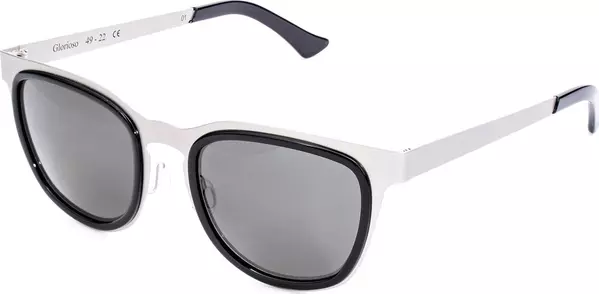 Gray Stainless Steel Sunglasses