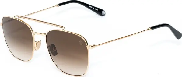 Gold Titanium Sunglasses