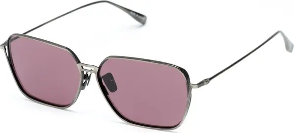 Gray Stainless Steel Sunglasses