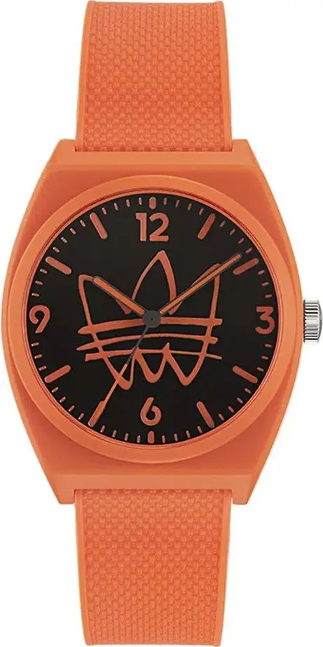 Orange Synthetic Sport Watch