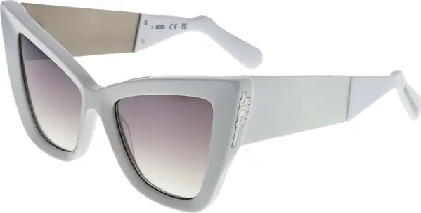White Acetate Sunglasses