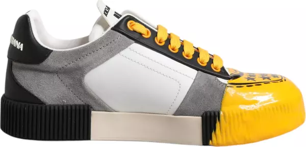 Multicolor Leather DNA Low Top Sneakers Shoes