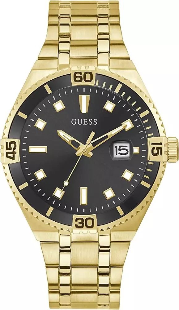 Gold Stainless Steel Dress Watch