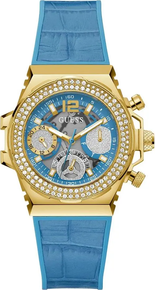 Blue Synthetic Sport Watch