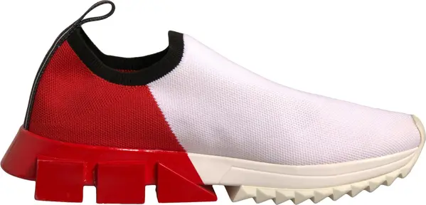 White Red Low Top Sorrento Sneakers Shoes