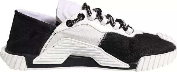 White Black NS1 Low Top Sneakers Shoes