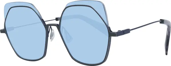 Gray Metal & Plastic Sunglasses