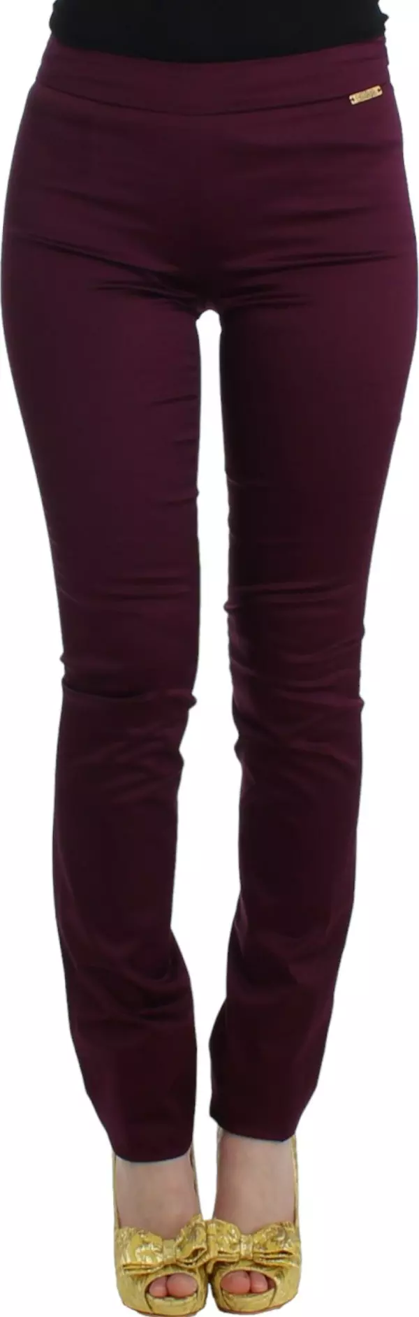 Purple slim fit pants