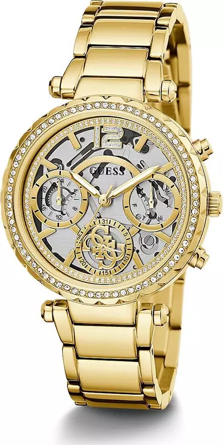 Gold Stainless Steel Dress Watch